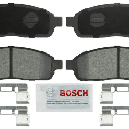 BOSCH BSD1011 Severe Duty Drum Brake Pad Set - Compatible With Select Ford F-150; Lincoln Mark LT; FRONT