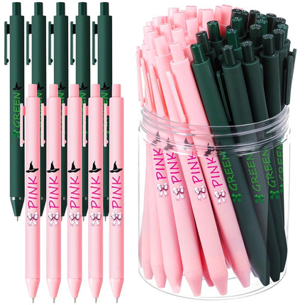 Crtiin 50 Pcs Gel Ink Pens Bulk with Witch Hat Fun