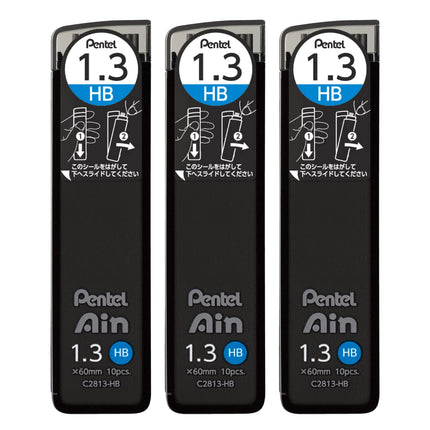 Pentel Ain AMZ-XC2813HB3P Mechanical Lead, 0.05 in