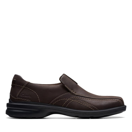Clarks Gessler Step Mens Loafer, Dark Brown, 47 EU Wide