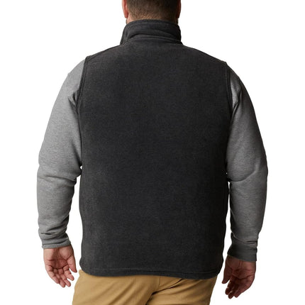 Columbia Men's Steens Mountain Vest Fleece Gilet Vest, Charcoal Heather, Size XXL
