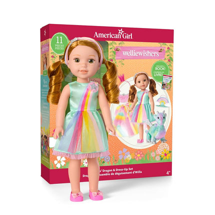 American Girl Wellie Wishers Willa's Dragon & Dress-Up Set