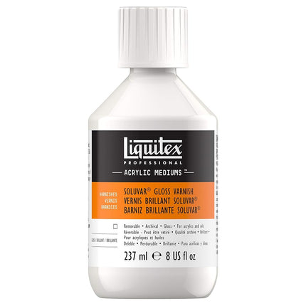 Liquitex Professional Soluvar Gloss Varnish, 237ml (8-oz)