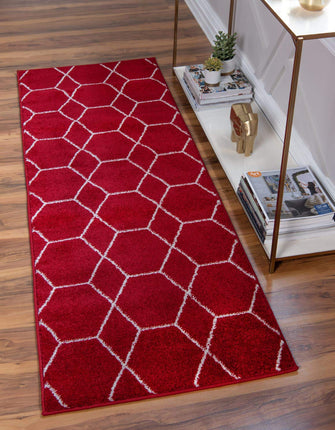 Unique Loom Trellis Frieze Collection Lattice Moro