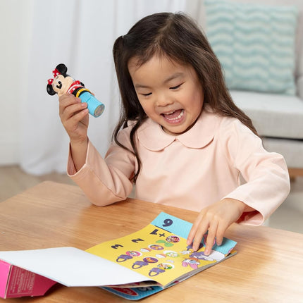 Melissa & Doug Sticker Wow!� Disney Minnie Mouse Bundle: 24-Page Activity Book, Refillable Sticker Stamper, Mini Pad, 500 Stickers, Arts and Crafts for Kids Ages 3+