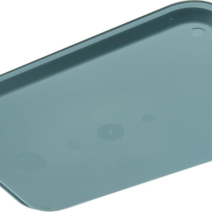Bandeja Carlisle FoodService Products Cafe Fast Food para Cafetería con Superficie Estampada para Cafeterías, Comida Rápida y Comedores, Plástico, 16.31 x 12.06 x 0.7 Pulgadas, Azul Pizarra, (Paquete de 24)