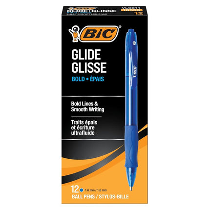 BIC Atlantis Velocity Bold Retractable Ball Pen, B