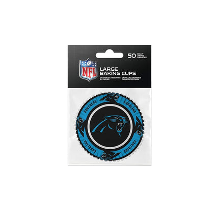 NFL Carolina Panthers Baking Cupslarge, Team Colors, One Size