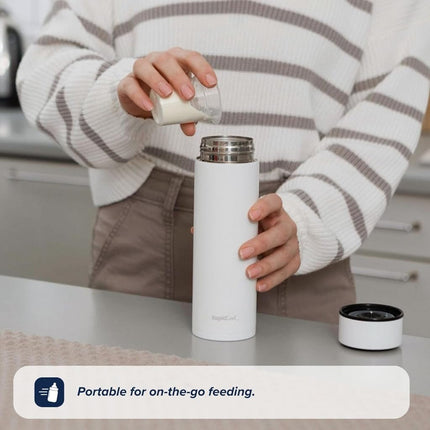Nuby RapidCool Portable Formula Maker and Bottle Cooler with Digital Lid