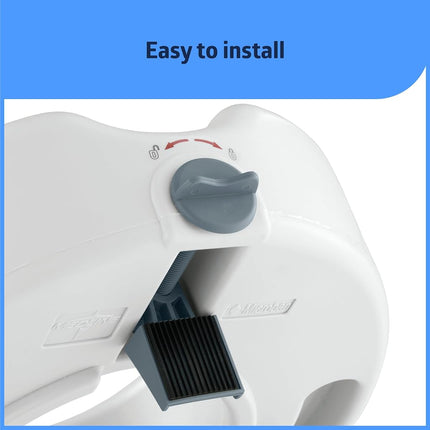 Medline 5" Standard Raised Toilet Seat with Lock and No Arms - A Medical Seat Riser for Seniors, Adults and Elderly or Post-Surgery Recovery, 1 Ct.