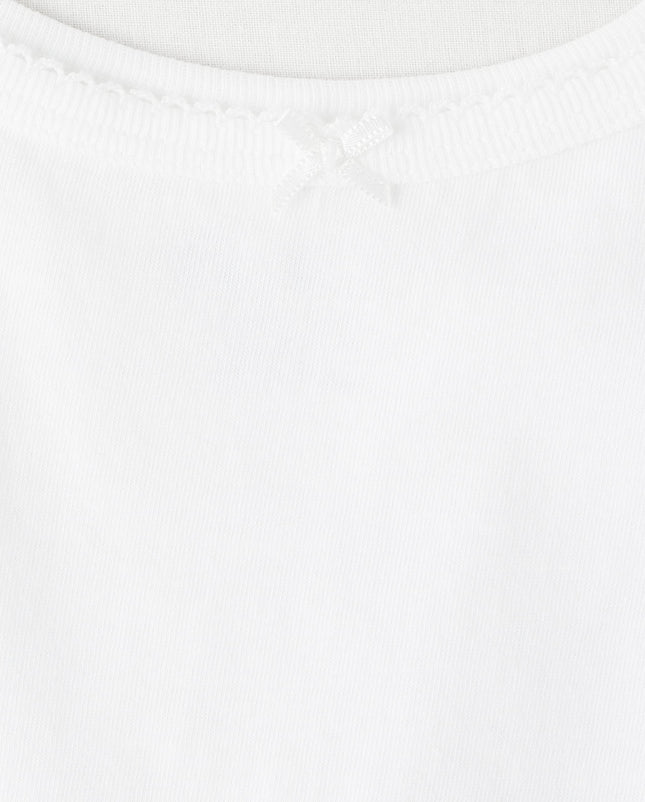 The Children's Place girls Sleeveless Cami Shirt, White -6 Pack, XX-Large US