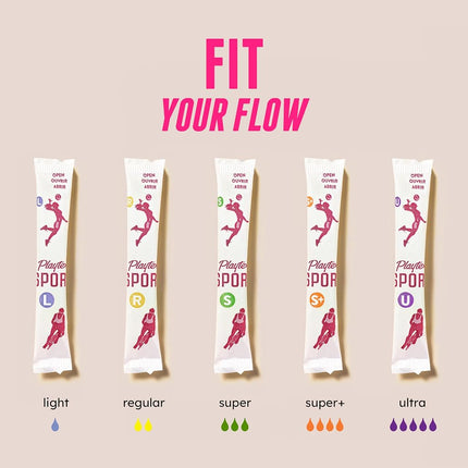 Playtex Sport Tampons Super Plus Absorbency, Fragrance-Free - 36ct | Super Plus Tampons for Women, Feminine Care, Playtex Tampon with 360 Leak Defense