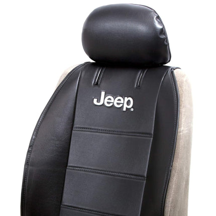 Plasticolor Jeep Sideless Seat Cover Black/White (008581R01)
