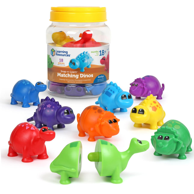 Learning Resources Snap-n-Learn Matching Dinos, Ag