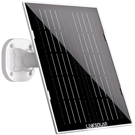 LinkSolar 8W Solar Panel for Ring Security Camera,