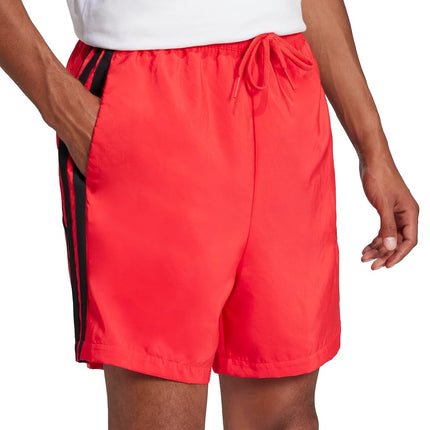 adidas Men's Essentials 3-Stripes Chelsea 7-inch Shorts, Pure Ruby/Black, 3XL
