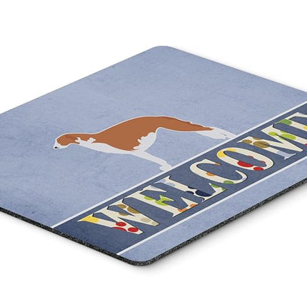 Caroline's Treasures Borzoi Russian Greyhound Welcome Mouse Pad, Hot Pad or Trivet, Multicolor, 7.75x9.25 (BB5503MP)