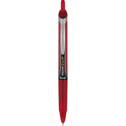 Pilot, Precise V10 RT Refillable & Retractable Rolling Ball Pens, Bold Point 1 mm, Black, Pack of 12