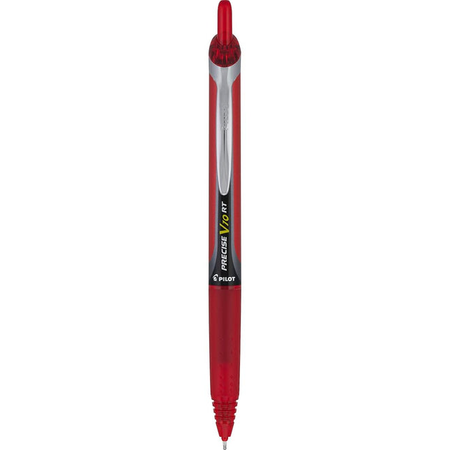 Pilot, Precise V10 RT Refillable & Retractable Rolling Ball Pens, Bold Point 1 mm, Black, Pack of 12