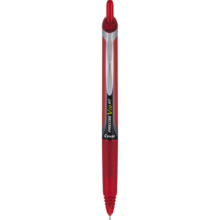 Pilot, Precise V10 RT Refillable & Retractable Rolling Ball Pens, Bold Point 1 mm, Black, Pack of 12