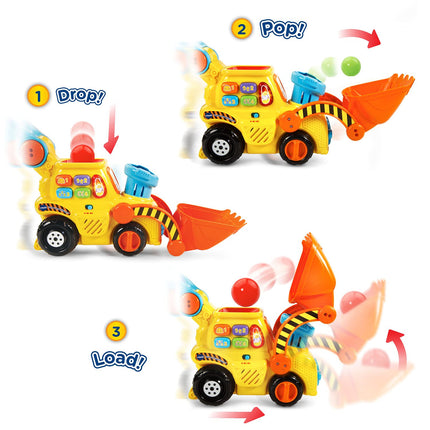 Excavadora Empuja y Pop de VTech Pop-a-Balls