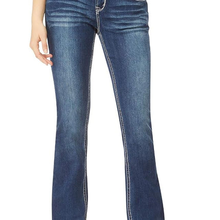 WallFlower Women's Instastretch Luscious Curvy Bootcut Jeans, Twinkle, 15