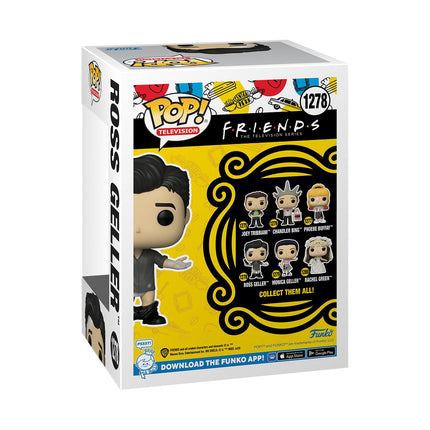 Funko POP! TV: Friends - Ross Geller con pantalones de cuero - Figura de vinilo coleccionable - Idea de regalo - Producto oficial - Juguetes para niños y adultos - Fans de TV - Figura de modelo para coleccionistas y exhibición