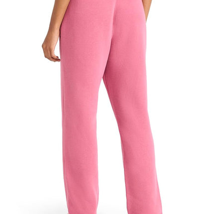 Reebok Apparel Women's Cozy Classic Sweatpant, Standard Fit, 30” Inseam, Midweight Cotton-Poly Fleece Fabric, Studio Pink, S