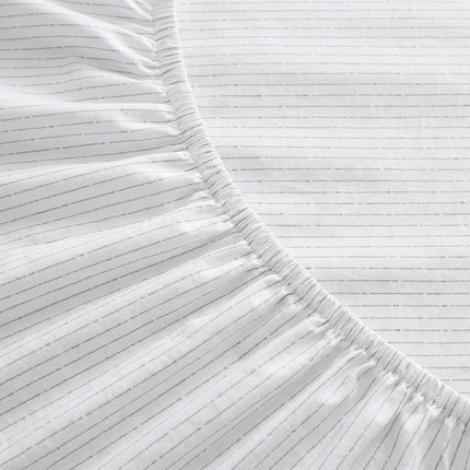 Nautica - King Sheets, Cotton Percale Bedding Set, Casual Home Decor (Buoy Line Grey, King)