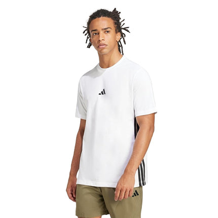 adidas Men's Short Sleeve T-Shirt, White/Black, XS