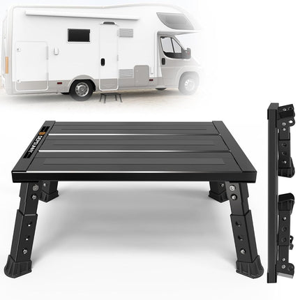 DEPSUNNY Adjustable RV Step Stool, 3-Step Height A