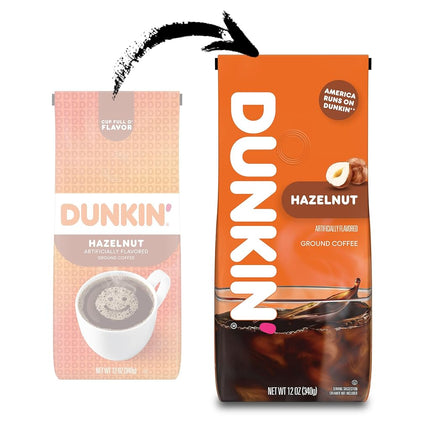 Dunkin' Donuts Ground Coffee - Hazelnut (340.2g)