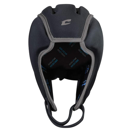 CHAMPRO 7 on 7 Series Soft Shell Headgear, Black and Graphite, Medium