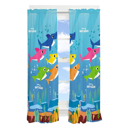 Franco Kids Window Curtain Panels Drapes Set, 82 in x 63 in, Pokemon