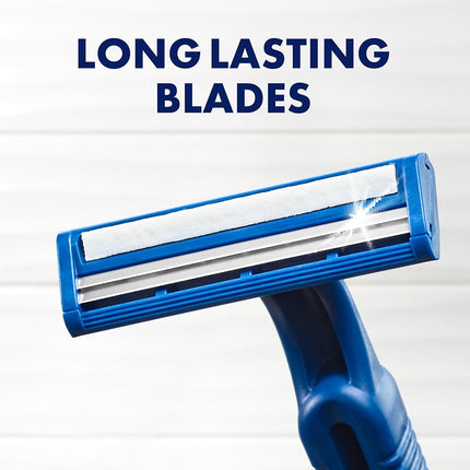 Gillette Sensor2 Disposable Razors for Men, Water Activated Lubrastrip to Help Avoid Skin Irritation, 18 count