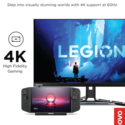Lenovo Legion Go USB-C Hub Dock - 6-in-1 Dock, Improves Game Speed Efficiency, 4K Visual Support - Gaming Accessory