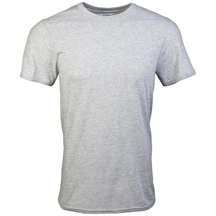 Gildan Men's Crew T-Shirts, Multipack, Style G1100 Undershirt, Black/Sport Grey/Charcoal (5-Pack), S (Pack of 5)