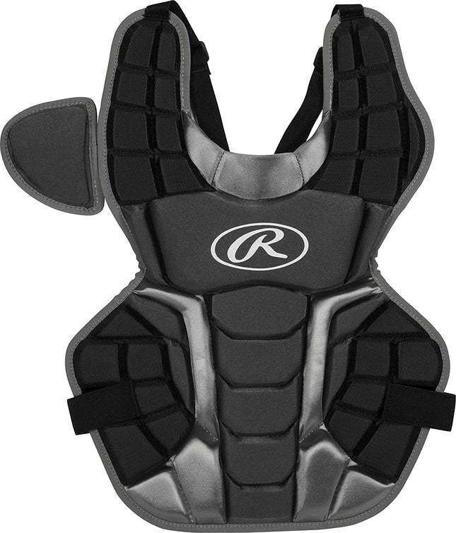 Rawlings | Renegade Series Baseball Catcher's Set | NOCSAE Certified | Intermediate Ages 12-15 | Black/Silver