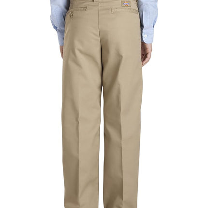 Dickies - Boys P3873 Slim Straight Pants Size: 4, Color: Desert Sand