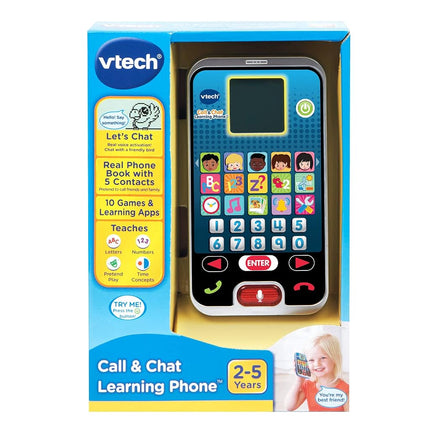 VTech Call and Chat Learning Phone, Black