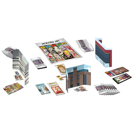 CMON | Modern Art | Board Game | Ages 14+ | 3-5 Players | 60 Minutes Playing Time