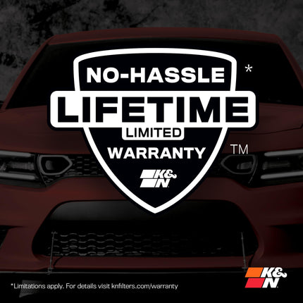 K&N Filters 33-2852 Washable and Reusable Car Air Filter