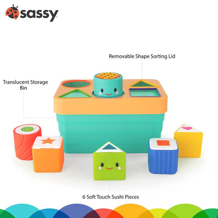 Clasificador de sushi Sassy Baby - 6m+ Múltiple