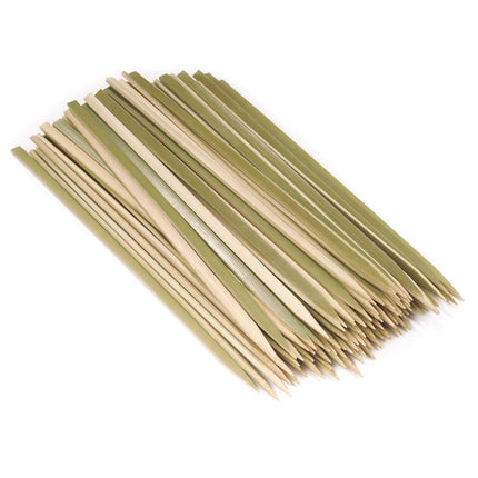BambooMN Brand - Premium Flat Style Bamboo BBQ Ske