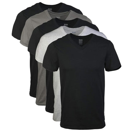 Gildan Men's V-Neck T-Shirts, Multipack, Style G11