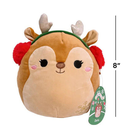 Squishmallows Oficial KellyToy Navidad 2023 - Elige 5 o 8 pulgadas (Darla la Cierva Reno, 8 Pulgadas)