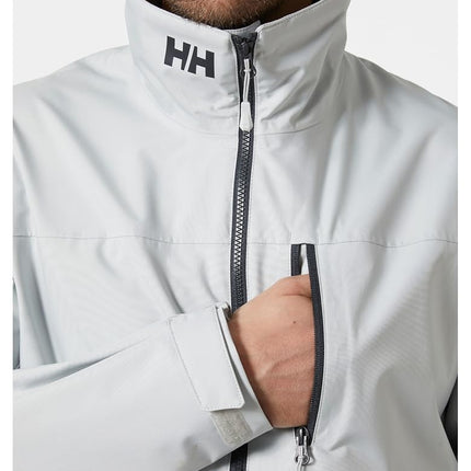 Helly Hansen Men's Crew Jacket, Grey Fog 2.0, S