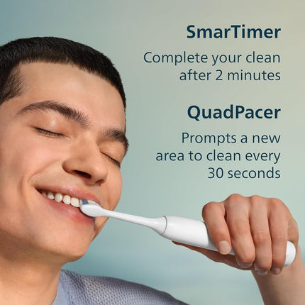 Philips Sonicare 1100 Rechargeable Electric Toothbrush, 1 Brush Head, White