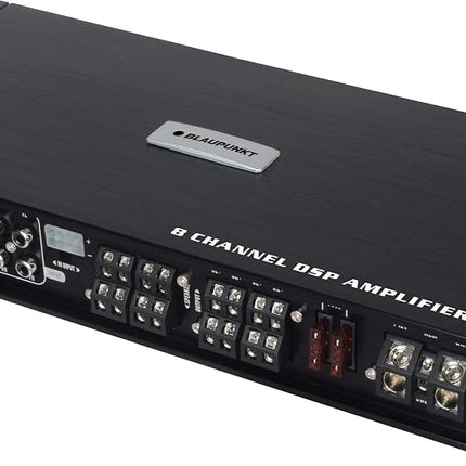 BLAUPUNKT BPAHX80DSP Système de récepteur audio de voiture avec amplificateur DSP Classe D 8 canaux et la puissance robuste des amplificateurs de la série C