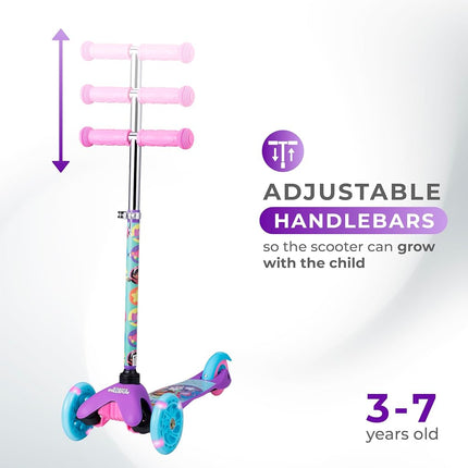 Scooter for Kids Ages 3-5 - Extra Wide Deck & Light Up Wheels, Self Balancing Kids Toys for Boys & Girls, Choose Your Favorite Character